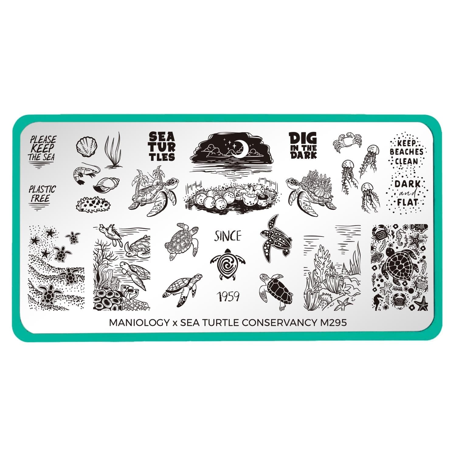 Sea Turtle Conservancy Nail Stamping Plate SFAC | Maniology